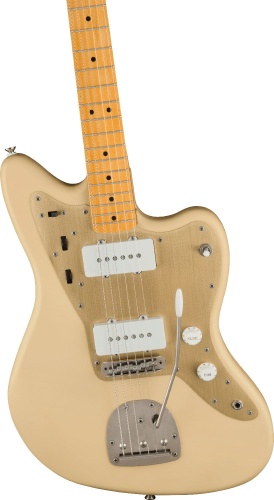 FENDER SQUIER 40th Anniversary Jazzmaster MN Aged Hardware Satin Desert Sand фото 4